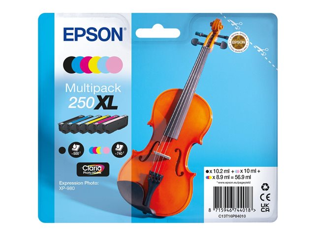 Multipack 6-colours 250XL Ink