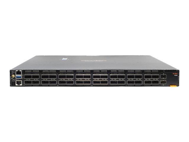 HPE Aruba CX 9300-32D 32-port 100/200/400G QSFP-DD 2-port 10G SFP+ Switch - Switch - L3 - Managed - 32 x 100/200/400 Gigabit QSFP-DD + 2 x 1 Gigabit / 10 Gigabit SFP+ - front to back airflow - rack-mountable - BTO
