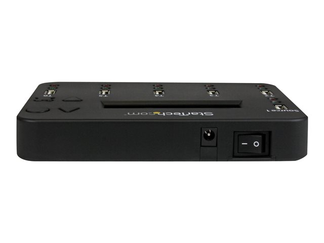 StarTech.com Standalone 1:5 USB Flash Drive Duplicator and Eraser - Flash Drive (USB 3.0/2.0/1.1) Copier - 2 Duplication Modes (USBDUP15) - USB drive duplicator - 5 bays