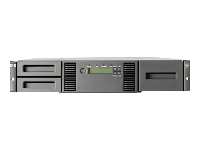 HPE StorageWorks MSL2024 - Tape library - LTO Ultrium - max drives: 2 - rack-mountable - 2U - barcode reader - for ProLiant DL120 G7, DL120 G7 Base, DL120 G7 Entry, DL120 G7 Performance