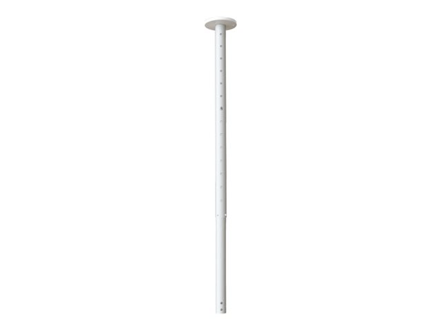 B-TECH System V BT5925 - Mounting kit (ceiling mount) - adjustable drop - for flat panel / CCTV camera - lockable - heavy duty steel - white