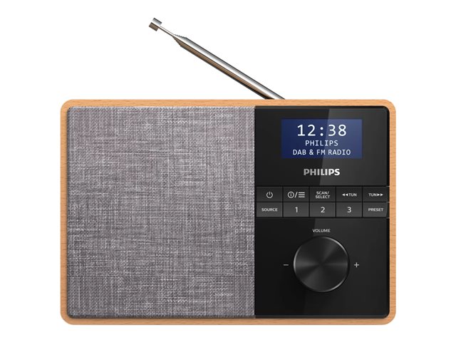 Philips TAR5505 - DAB portable radio - 5 Watt - light wood