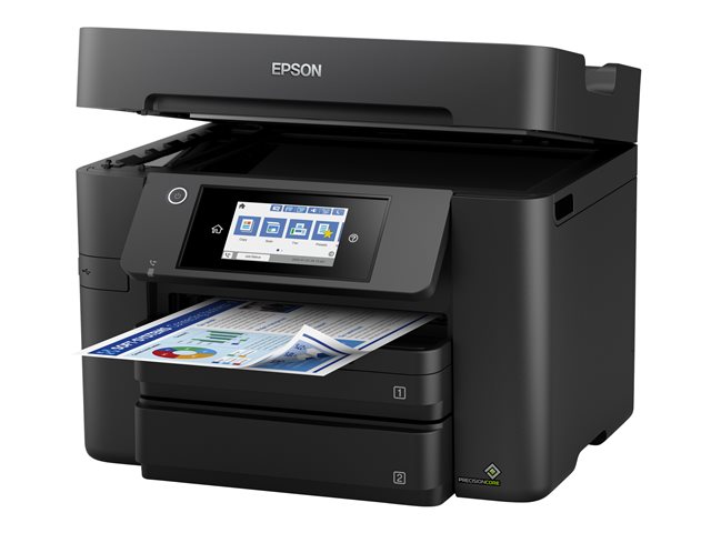 Epson WorkForce Pro WF-4830DTWF - Multifunction printer - colour - ink-jet - A4/Legal (media) - up to 25 ppm (printing) - 500 sheets - USB 2.0, LAN, Wi-Fi(n), USB host, NFC