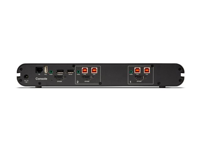 Belkin Universal Secure - 2nd Generation - KVM / audio switch - 2 x KVM / audio - 1 local user - desktop - TAA Compliant