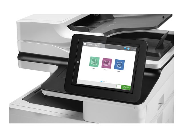 HP LaserJet Enterprise MFP M636fh - Multifunction printer - B/W - laser - 216 x 864 mm (original) - A4/Legal (media) - up to 71 ppm (copying) - up to 71 ppm (printing) - 650 sheets - 33.6 Kbps - USB 2.0, Gigabit LAN, USB 2.0 host