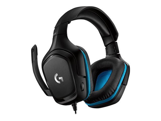 Logitech Gaming Headset G432 - Headset - 7.1 channel - full size - wired - USB, 3.5 mm jack - black