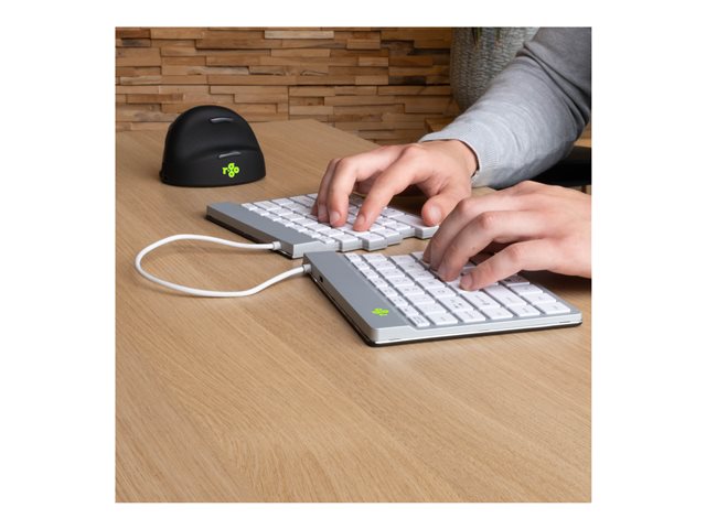 R-Go Split Break ergonomic keyboard QWER