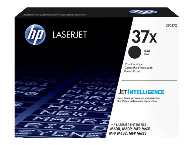 HP 37X - High Yield - black - original - LaserJet - toner cartridge (CF237X) US government - for LaserJet Enterprise M608, M609, MFP M633, LaserJet Enterprise Flow MFP M633