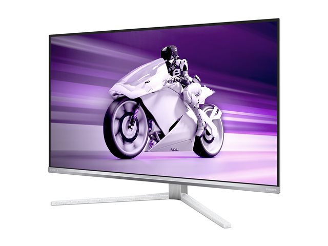 Philips Evnia 8000 32M2N8900 - OLED monitor - gaming - 32\" (31.5\" viewable) - 3840 x 2160 4K @ 240 Hz - 1000 cd/m² - 1500000:1 - DisplayHDR 400 True Black - 0.03 ms - 2xHDMI, DisplayPort, USB-C - speakers - white