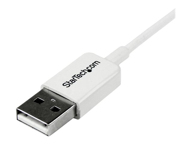 StarTech.com 3.3 ft. (1 m) USB to Micro USB Cable - USB 2.0 A to Micro B - White - Micro USB Cable (USBPAUB1MW) - USB cable - Micro-USB Type B (M) to USB (M) - USB 2.0 - 1 m - molded - white - for P/N: USBEXTPAA1MW, USBEXTPAA2MW, USBEXTPAA3MW, USBPAUB2MW, USBPAUB50CMW