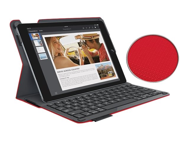 Type+ Protective case w/integratd KB RED