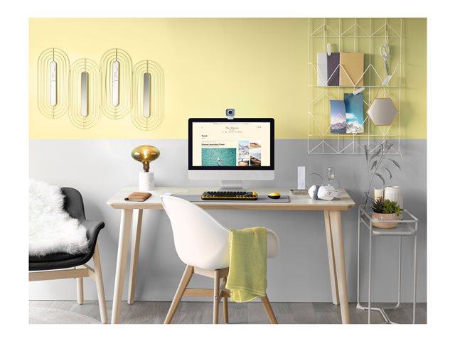 Logitech Studio Series Desk Mat - Keyboard and mouse pad - mid grey