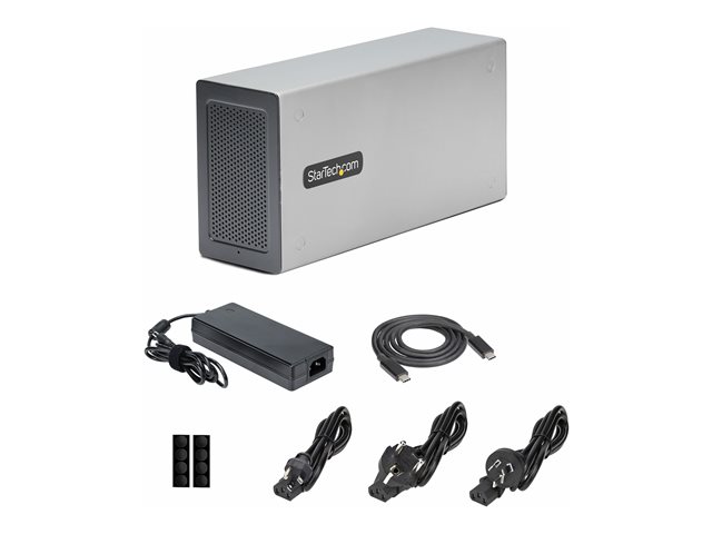 StarTech.com Thunderbolt 3 PCIe Expansion Chassis, Enclosure Box W/Dual PCI-E Slots, External PCIe Slots for Laptops/Desktops/All-In-Ones, 8K/4K Output Via TB3/DP 1.4 Ports - For PCI Express Cards (2TBT3-PCIE-ENCLOSURE) - System bus extender - DP - 1