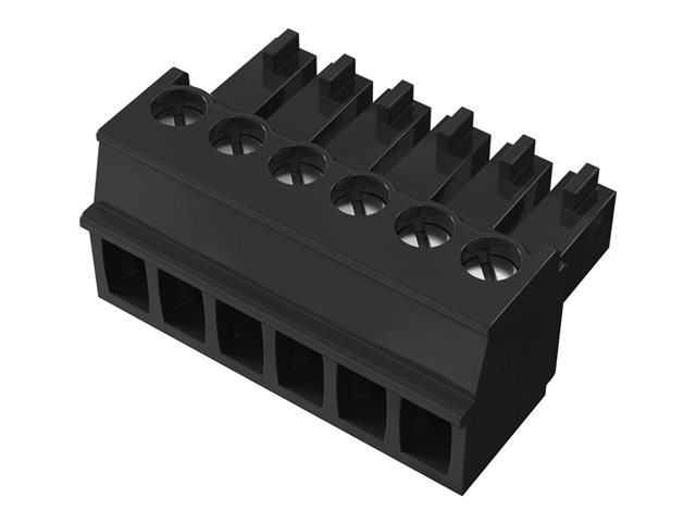 AXIS TU6014 - Data connector - 6 pin terminal block (F) to 6 pin terminal block (M) - 3.81 mm pitch (pack of 5)