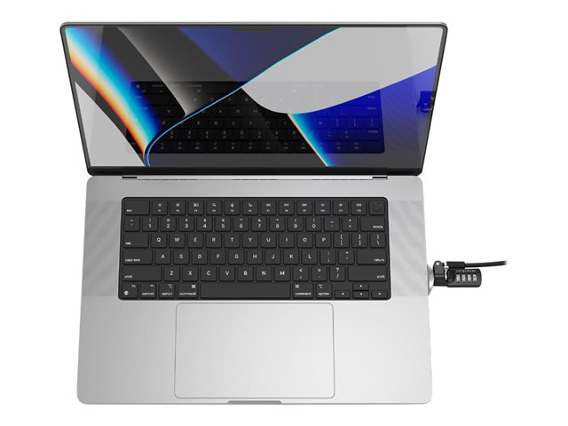Compulocks Ledge Lock Adapter for MacBook Pro 16\" M1, M2 & M3 with Combination Cable Lock - Security slot lock adapter - with combination lock - for Apple MacBook Pro 16 (M1, M2)