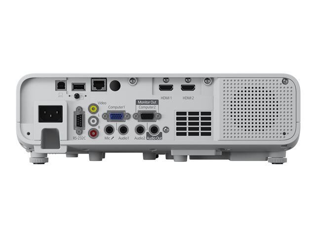 Epson EB-L260F - 3LCD projector - 4600 lumens (white) - 4600 lumens (colour) - 16:9 - 1080p - 802.11a/b/g/n/ac wireless / LAN/ Miracast - white