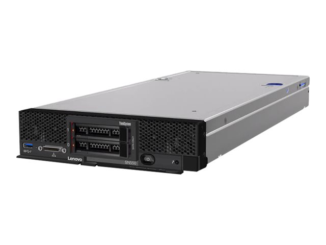 Lenovo ThinkSystem SN550 7X16 - Server - blade 2-way - 1 x Xeon Gold 5218 / up to 3.9 GHz - RAM 32 GB - SATA/PCI Express - no HDD - Matrox G200 - 10 Gigabit Ethernet - no OS - monitor: none