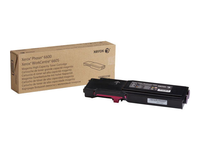 Xerox Phaser 6600 - High capacity - magenta - original - toner cartridge - for Phaser 6600, WorkCentre 6605