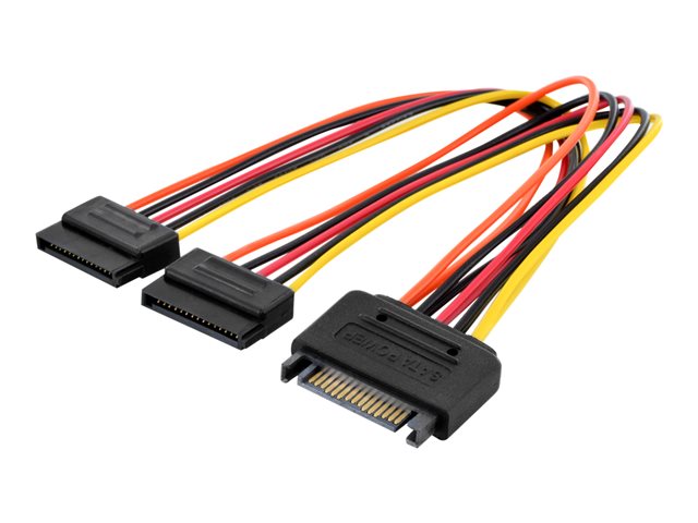 Internal Y-power supply cable M/F/F 0.3m