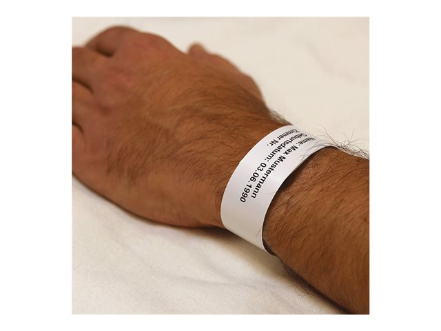 Wristband Adult Adhesive 279mmx25mm (PK
