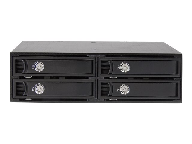 StarTech.com 4-Bay Mobile Rack Backplane for 2.5in SATA/SAS Drives - Hot Swap SSDs/HDDs from 5-15mm - Supports SAS II & SATA III (6 Gbps) - Storage enclosure - 4 bays (SATA-600 / SAS-2) 0 - for P/N: SATBP125VP, SATSASBP125