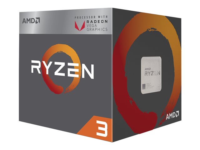 AMD Ryzen 3 3200G - 3.6 GHz - 4 cores - 4 threads - 4 MB cache - Socket AM4 - Box