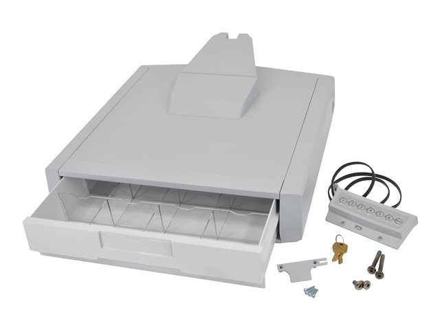 Ergotron SV44 Primary Single Drawer for Laptop Cart - Mounting component (sliding drawer) - grey, white