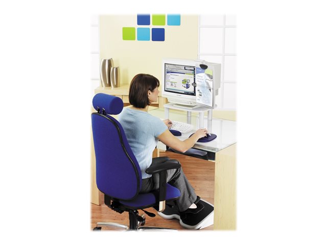 Kensington Gel Mouse Rest - Mouse pad with wrist pillow - blue