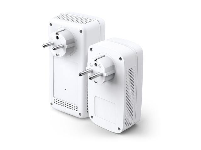 TP-Link TL-WPA8631P KIT V4 - Wi-Fi Kit - powerline adapter kit 1GbE, HomePlug AV (HPAV), HomePlug AV (HPAV) 2.0, IEEE 1901 - Wi-Fi 5, Wi-Fi 6 - Dual Band - wall-pluggable