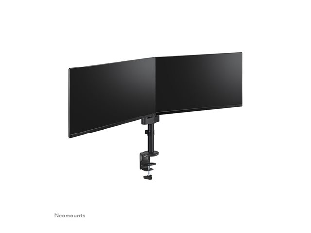 Neomounts DS60-425BL2 - Mounting kit (articulating arm) - full-motion - for 2 monitors - steel - black - screen size: 17\"-27\" - desk-mountable