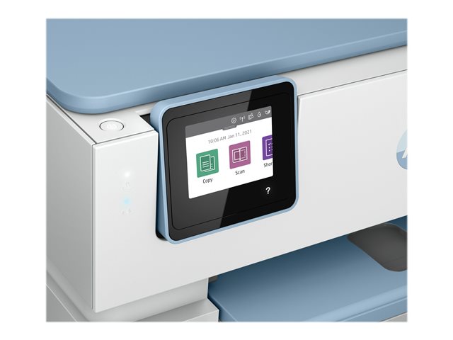 HP ENVY Inspire 7221e All-in-One - Multifunction printer - colour - ink-jet - 216 x 297 mm (original) - A4/Legal (media) - up to 13 ppm (copying) - up to 15 ppm (printing) - 125 sheets - USB 2.0, Wi-Fi(ac), Bluetooth - with HP 1 Year Extra warranty t