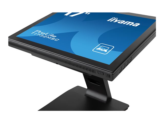 iiyama ProLite T1732MSC-B1S - LCD monitor - 17\" - touchscreen - 1280 x 1024 - TN - 250 cd/m² - 1000:1 - 5 ms - HDMI, VGA, DisplayPort - speakers - black, matte