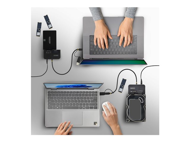 USB to M.2 NVMe and SATA SSD Adapter