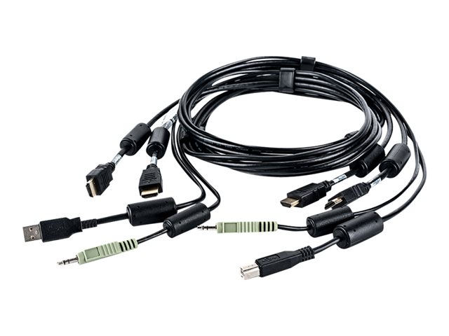 CABLE 2-HDMI/1-USB/1-AUDIO 6FT (SC940H)