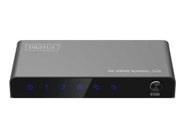 1x2 HDMI Splitter 4K/60Hz HDCP 2.2 EDID