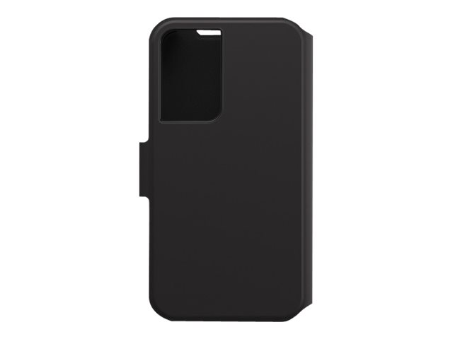 OtterBox Strada Series Via - Flip cover for mobile phone - synthetic rubber, polycarbonate - black night - for Samsung Galaxy S22+