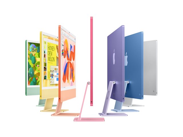 24-inch iMac with Retina 4.5K display: Apple M4 chip with 10-core CPU and 10-core GPU, 16GB, 256GB SSD - Blue