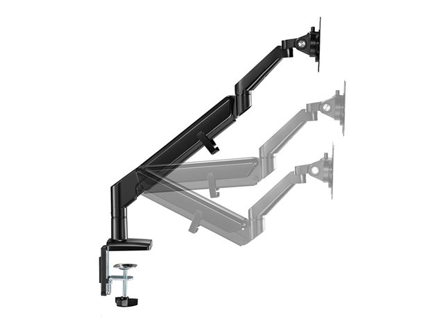 Neomounts DS70-810BL1 - Mounting kit (desk mount) - full-motion adjustable arm - for LCD display - black - screen size: 17\"-32\" - clamp mountable, grommet
