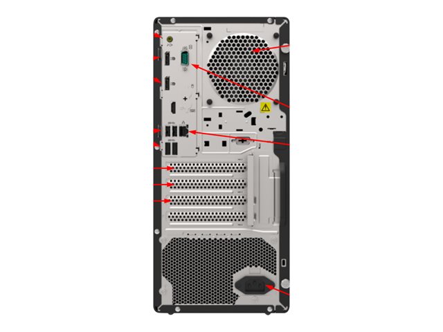 Lenovo ThinkSystem ST50 V2 7D8J - Server - tower 5U - 1-way - 1 x Xeon E-2356G / up to 5 GHz - RAM 16 GB - SSD 480 GB - UHD Graphics P750 - Gigabit Ethernet - no OS - monitor: none