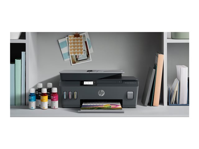 HP Smart Tank Plus 570 Wireless All-in-One - Multifunction printer - colour - ink-jet - refillable - Legal (216 x 356 mm) (original) - A4/Legal (media) - up to 10 ppm (copying) - up to 11 ppm (printing) - 100 sheets - USB 2.0, Wi-Fi(n), Bluetooth