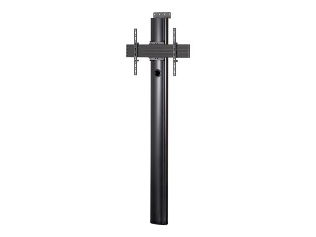 B-TECH Mode-AL BT8701 - Stand - for flat panel - premium - lockable - black - screen size: 39\"-75\" - mounting interface: up to 672 x 400 mm - floor to wall mountable