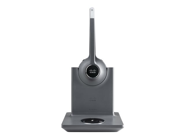 Cisco 561 Wireless Single - Headset - on-ear - convertible - DECT 6.0 - wireless - with Multibase Station - remanufactured