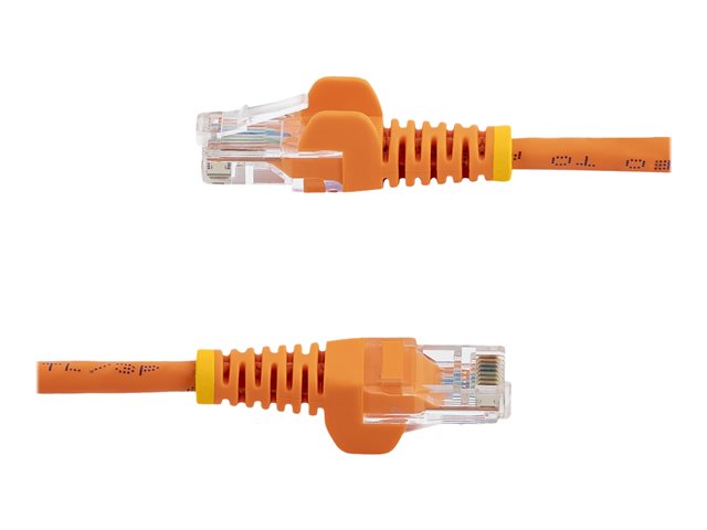 StarTech.com CAT5e Cable - 10 m Orange Ethernet Cable - Snagless - CAT5e Patch Cord - CAT5e UTP Cable - RJ45 Network Cable - Patch cable - RJ-45 (M) to RJ-45 (M) - 10 m - UTP - CAT 5e - stranded, snagless - orange