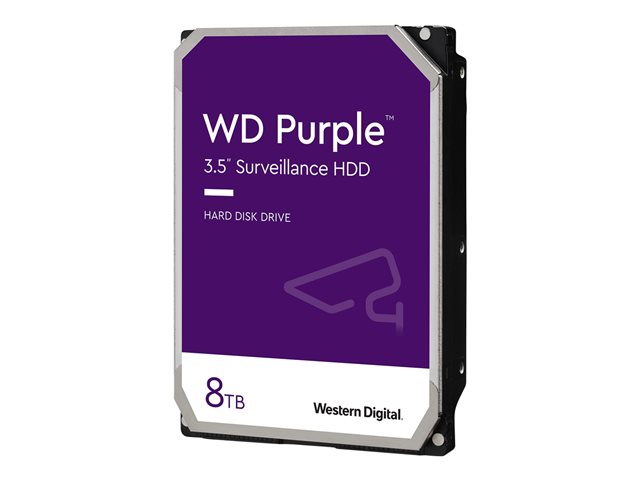 WD Purple WD84PURZ - Hard drive - 8 TB - internal - 3.5\" - SATA 6Gb/s - 5640 rpm - buffer: 128 MB