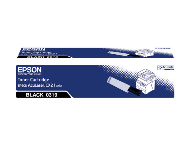 Epson - Black - original - toner cartridge - for AcuLaser CX21N, CX21NC, CX21NF, CX21NFC, CX21NFCT, CX21NFT