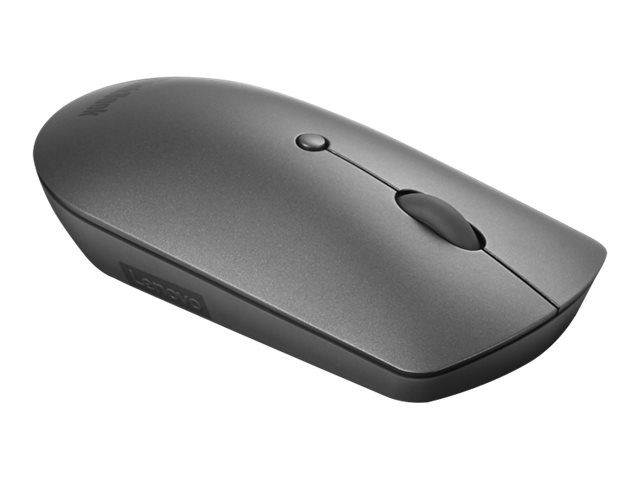 Lenovo ThinkPad Silent - Mouse - right and left-handed - blue optical - 3 buttons - wireless - Bluetooth 5.0 - iron grey - retail