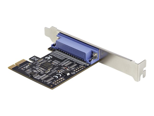 StarTech.com 1-Port Parallel PCIe Card, PCI Express to Parallel DB25 LPT Adapter Card, Desktop Expansion Controller for Printer, SPP/ECP - Parallel adapter - PCIe - IEEE 1284 - black