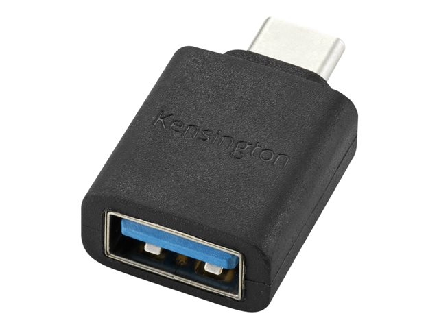 Kensington CA1010 - USB adapter - 24 pin USB-C (M) to USB Type A (F) - 5 V - 3 A - halogen-free, molded - black