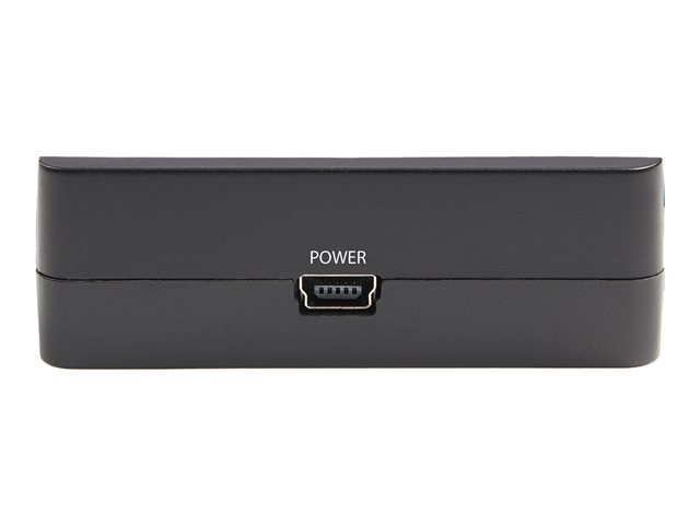 StarTech.com 1080p VGA to RCA and S-Video Converter - USB Powered - Adapter - VGA / S-Video / composite video - HD-15 (VGA) female to 4 pin mini-DIN, RCA female - black - active