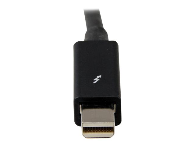 StarTech.com 1m Thunderbolt Cable - M/M - Thunder Bolt to Thunder Bolt 1 Meter Cable - M/M (TBOLTMM1M) - Thunderbolt cable - Mini DisplayPort (M) to Mini DisplayPort (M) - 1 m - black